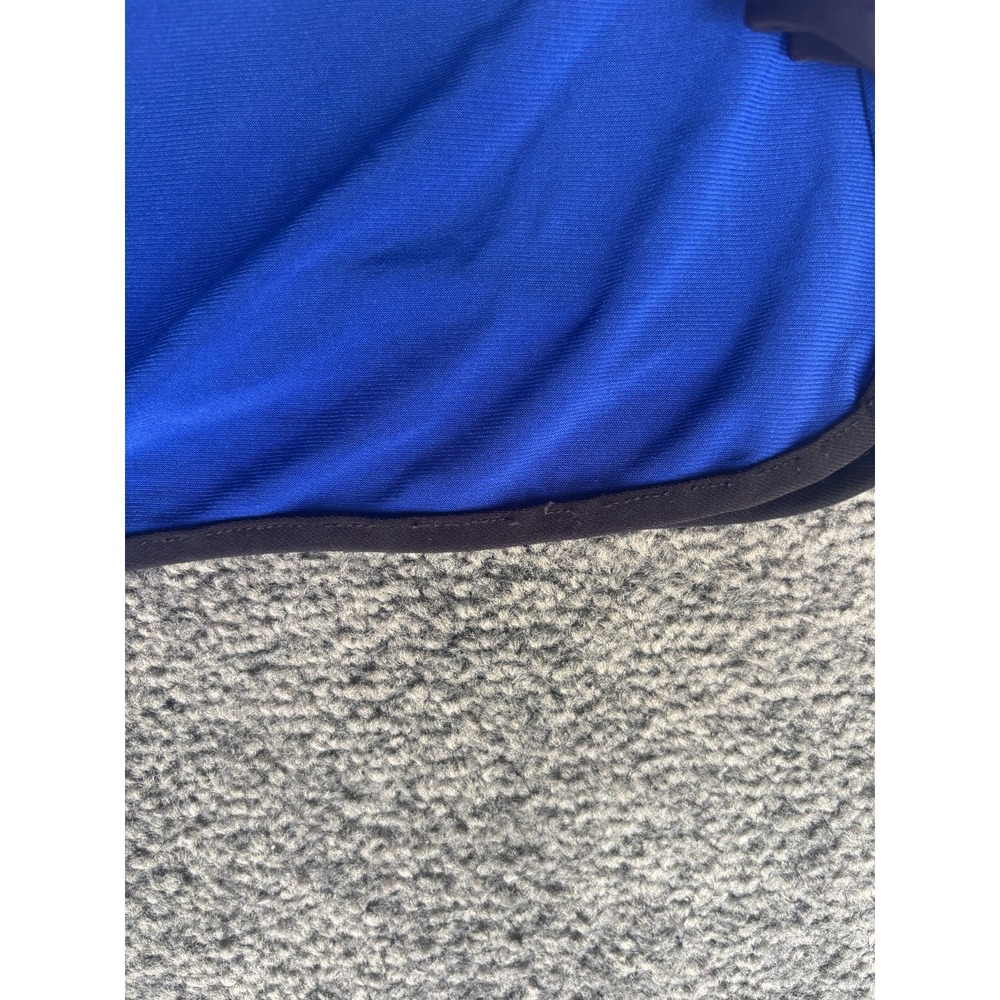 Coco Bianco Top Women's Size Medium Blue Round Neck Long Sleeve Pullover - Picture 8 of 9